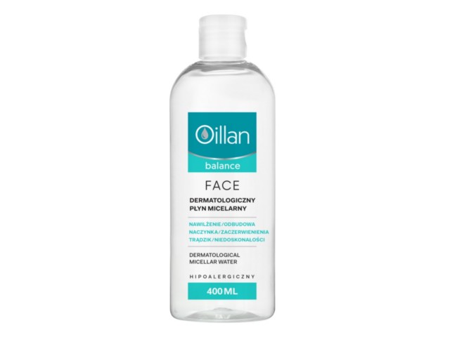 Oillan Balance Płyn micelarny dermatologiczny interakcje ulotka   400 ml