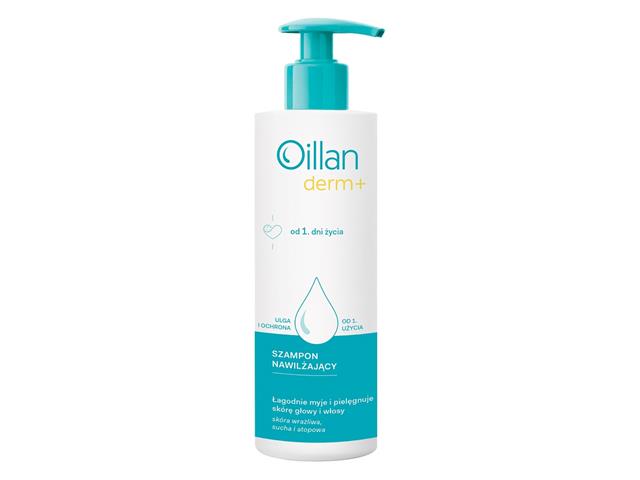 Oillan Derm+ Szampon do mycia włosów nawilżający interakcje ulotka szampon  180 ml