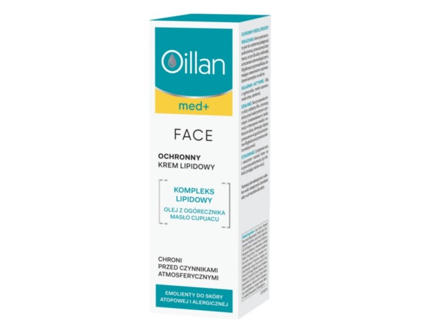 Oillan Med+ Krem ochronny lipidowy interakcje ulotka krem  50 ml