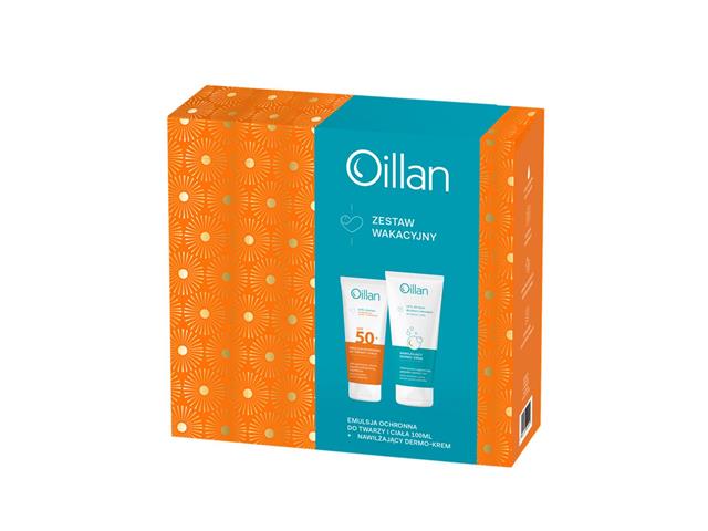 Oillan Sun Zest. Wakacyjny Ochr.emul.p/słon.d/tw.i ciał. SPF50+Nawilż.dermokrem z d-pantenolem+piłka interakcje ulotka   100 ml | +200ml