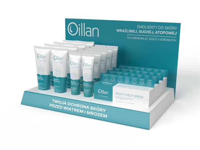 Oillan Winter Zestaw 2023 Krem do rąk Krem barierowy + Balsam do ust interakcje ulotka   10 szt. po 50 ml | (+ 8 szt. po 15 ml + 4 szt. po 50 ml)