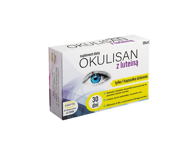 Okulisan interakcje ulotka tabletki - 30 tabl.