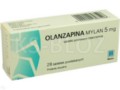 Olanzapina Mylan interakcje ulotka tabletki powlekane 5 mg 28 tabl. | blister