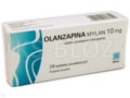 Olanzapina Mylan interakcje ulotka tabletki powlekane 10 mg 28 tabl. | blist.Al/Al