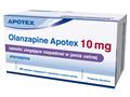 Olanzapine Apotex interakcje ulotka tabletki ulegające rozpadowi w jamie ustnej 10 mg 98 tabl.