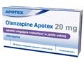 Olanzapine Apotex interakcje ulotka tabletki ulegające rozpadowi w jamie ustnej 20 mg 28 tabl. | blist.Al/Al