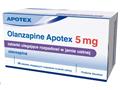 Olanzapine Apotex interakcje ulotka tabletki ulegające rozpadowi w jamie ustnej 5 mg 98 tabl.