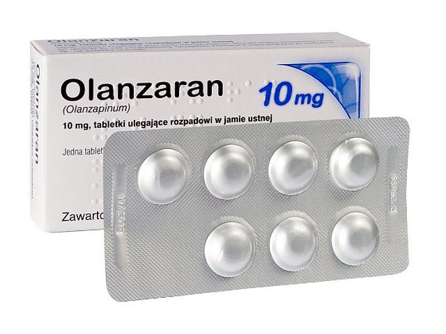 Olanzaran interakcje ulotka tabletki ulegające rozpadowi w jamie ustnej 10 mg 
