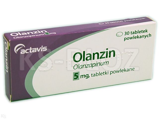 Olanzin interakcje ulotka tabletki powlekane 5 mg 30 tabl. (3 blist. po 10 tabl.)