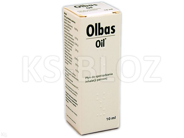 Olbas Oil interakcje ulotka płyn do sporzadzania inhalacji parowej  10 ml