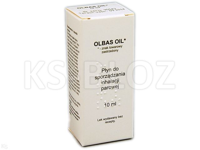 Olbas Oil interakcje ulotka płyn do sporzadzania inhalacji parowej - 10 ml (but.)
