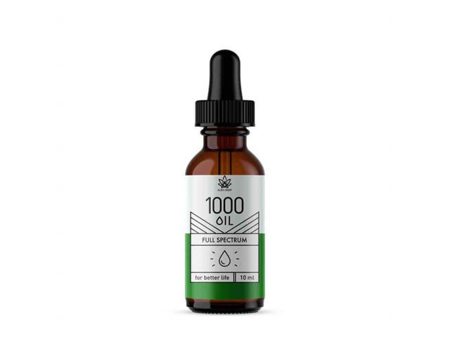 Olej CBD Alba Hemp Full Spectrum 1000mg naturalny interakcje ulotka olej - 10 ml