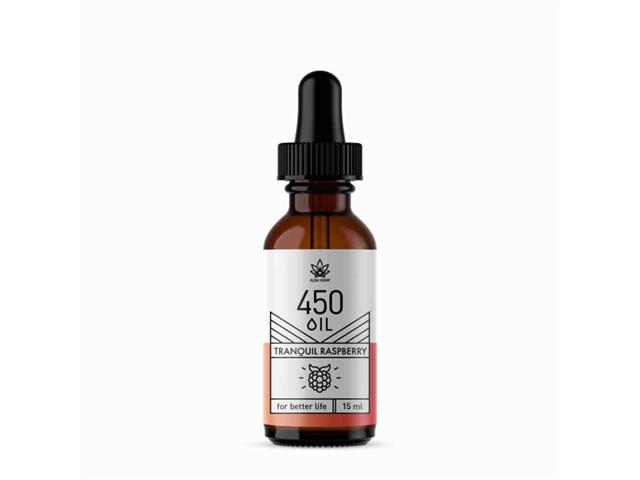 Olej CBD Alba Hemp Tranquil Raspberry 450mg interakcje ulotka olej - 15 ml