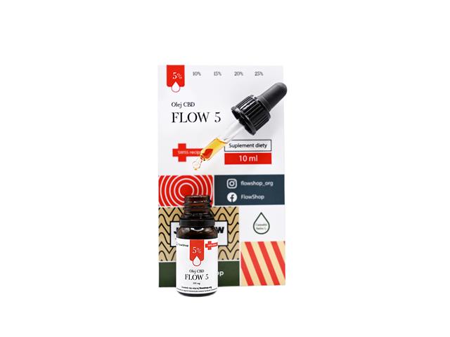 Olej CBD Flow 5 interakcje ulotka olej - 10 ml