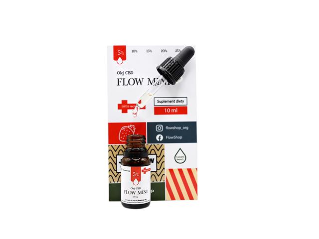 Olej CBD Flow Mini interakcje ulotka olej - 10 ml