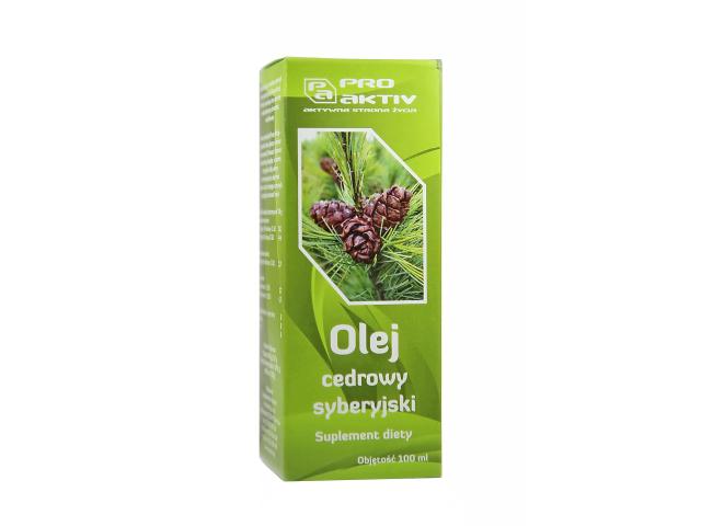 Olej Cedrowy Syberyjski interakcje ulotka płyn - 100 ml