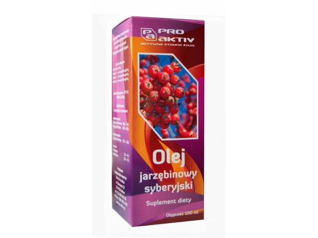 Olej Jarzębinowy Syberyjski interakcje ulotka płyn - 100 ml