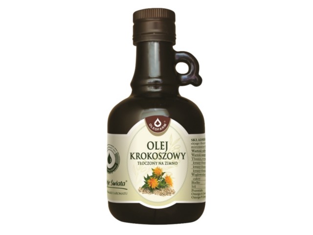 Olej Krokoszowy tłoczony na zimno interakcje ulotka olej - 250 ml