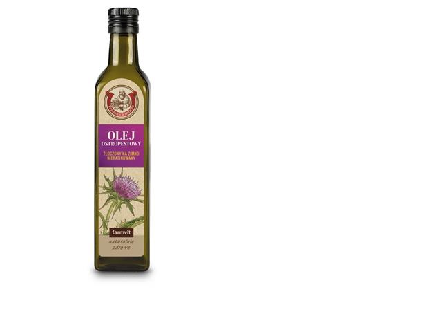 Olej Ostropestowy interakcje ulotka olej - 500 ml