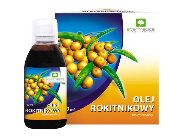 Olej rokitnikowy interakcje ulotka olej  100 ml