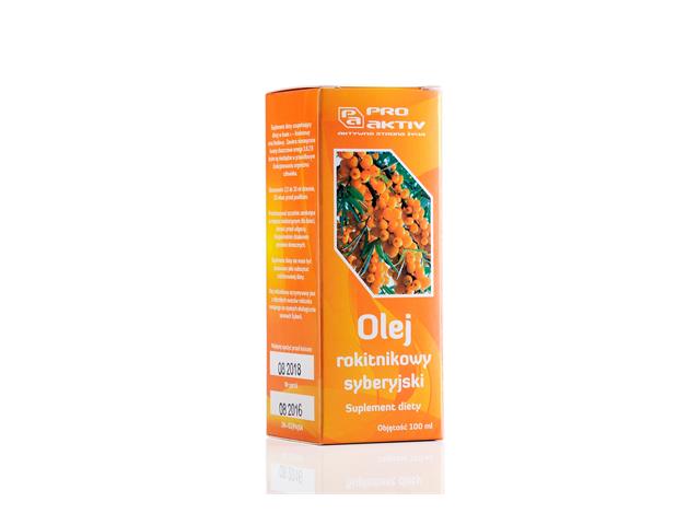 Olej Rokitnikowy Syberyjski interakcje ulotka olej - 100 ml (but. ze szkła)