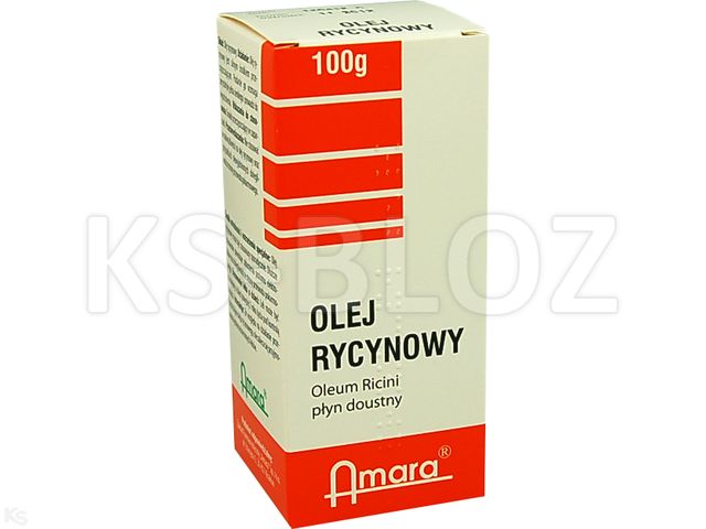 Olej Rycynowy interakcje ulotka płyn doustny - 100 g