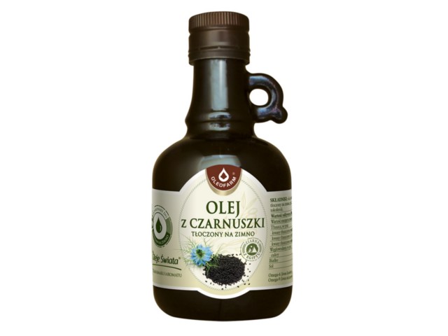 Olej tłoczony na zimno z czarnuszki interakcje ulotka olej - 250 ml