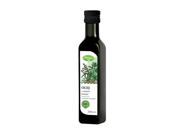 Olej Z Nasion Konopii tłoczony na zimno interakcje ulotka olej - 250 ml