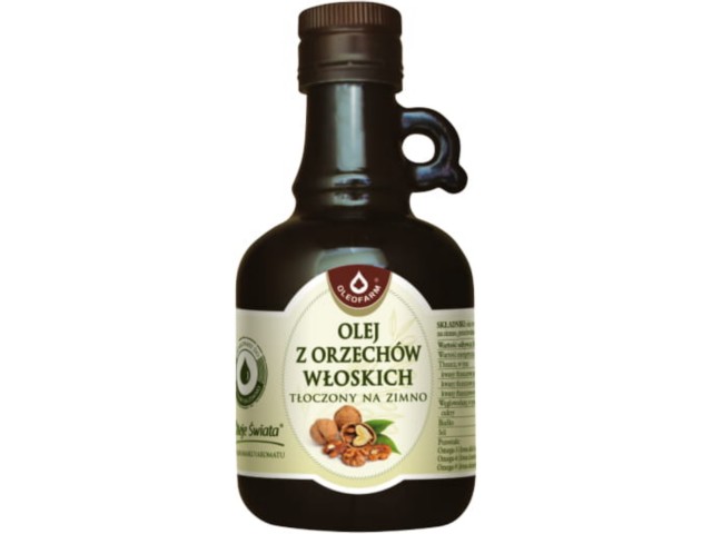 Olej Z Orzechów Włoskich tłoczony na zimno interakcje ulotka   250 ml