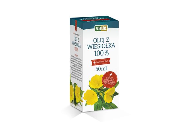 Olej Z Wiesiołka 100% interakcje ulotka   50 ml