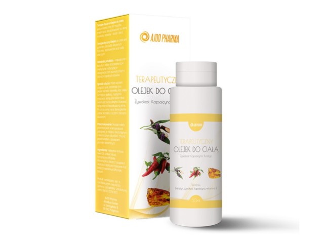 Olejek do ciała terapeutyczny żywokost, kapsaicyna, bursztyn interakcje ulotka  - 50 ml
