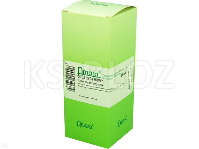 Oleum Ricini interakcje ulotka płyn - 250 ml (ze szkła)