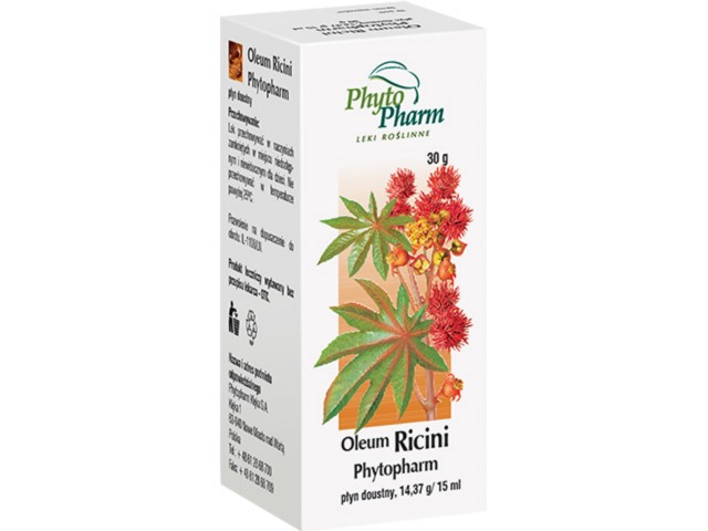 Oleum Ricini Phytopharm interakcje ulotka płyn doustny  30 g