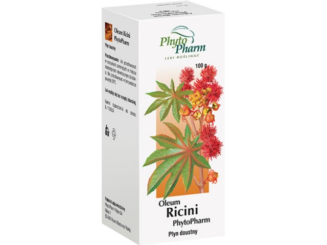 Oleum Ricini Phytopharm interakcje ulotka płyn doustny  100 g