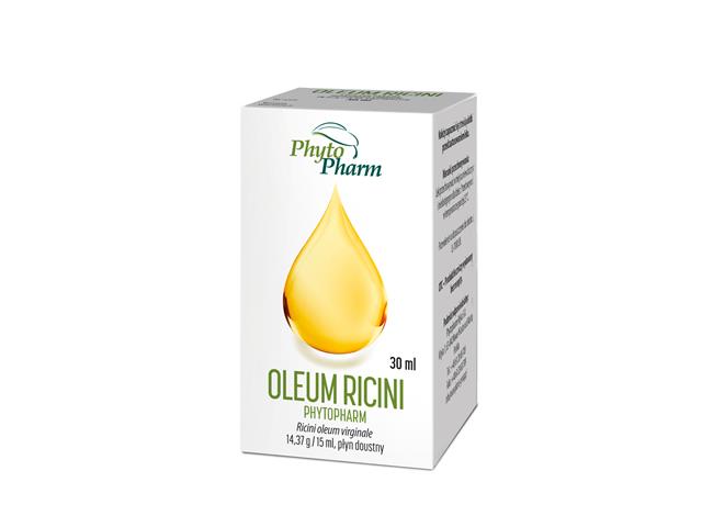 Oleum Ricini Phytopharm interakcje ulotka płyn doustny 14,37 g/15ml 30 ml