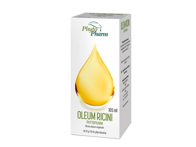 Oleum Ricini Phytopharm interakcje ulotka płyn doustny 14,37 g/15ml 105 ml