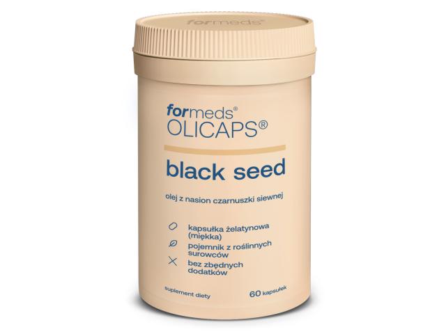 Olicaps black seed interakcje ulotka kapsułki 60 kaps.
