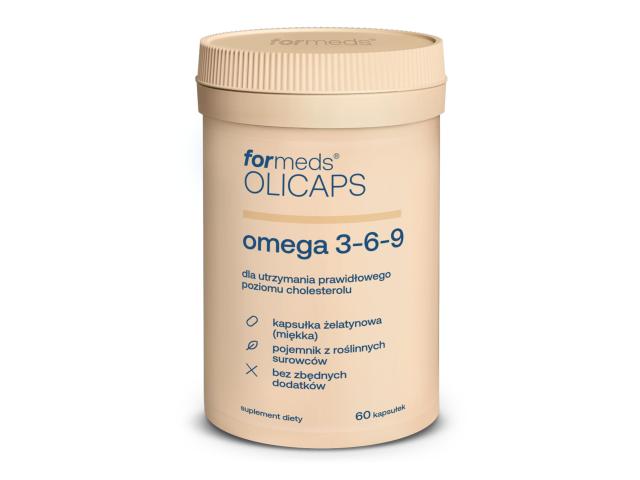 Olicaps Omega 3-6-9 interakcje ulotka kapsułki miękkie  60 kaps.