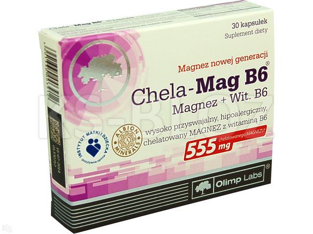 Olimp Chela-Mag B6 interakcje ulotka kapsułki  30 kaps.