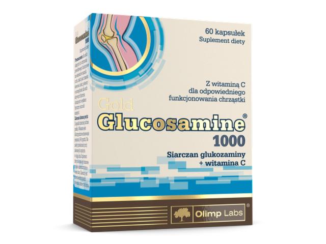 Olimp Gold Glucosamine 1000 interakcje ulotka kapsułki  60 kaps.