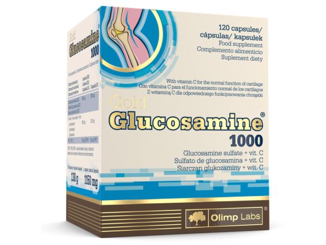 Olimp Gold Glucosamine 1000 interakcje ulotka kapsułki 1 g 120 kaps. (blist.)