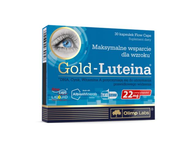 Olimp Gold Luteina interakcje ulotka kapsułki  30 kaps.