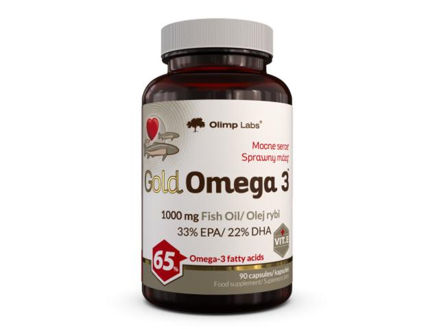 Olimp Gold Omega 3 interakcje ulotka kapsułki  90 kaps.