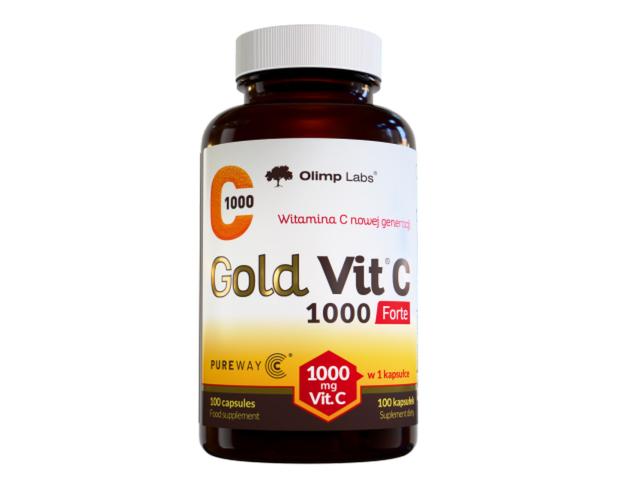 Olimp Gold-Vit C 1000 Forte interakcje ulotka kapsułki  100 kaps.