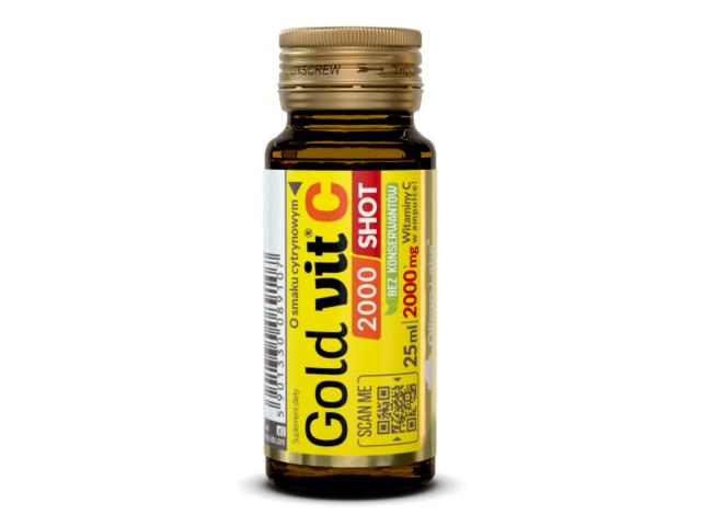 Olimp Gold-Vit C 2000 Shot interakcje ulotka płyn  25 ml