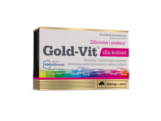 Olimp Gold-Vit dla kobiet interakcje ulotka tabletki powlekane  30 tabl.