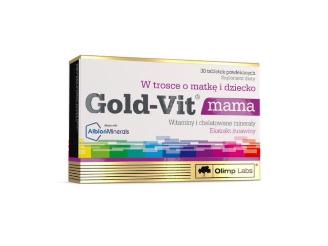 Olimp Gold-Vit Mama interakcje ulotka tabletki powlekane  30 tabl.