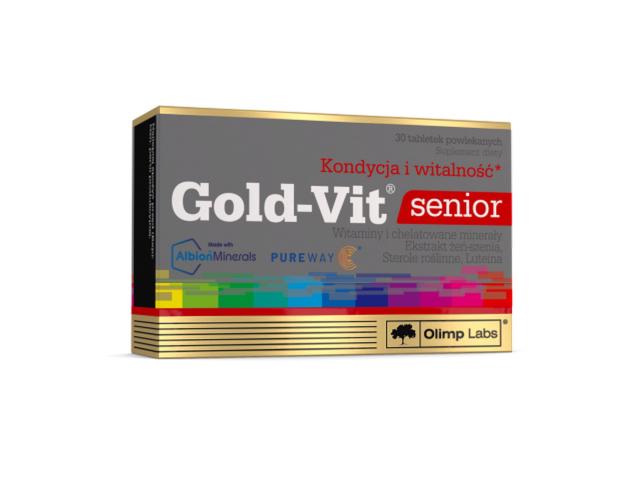 Olimp Gold-Vit Senior interakcje ulotka tabletki powlekane - 30 tabl.