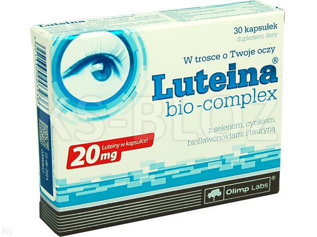 Olimp Luteina Bio Complex interakcje ulotka kapsułki  30 kaps.