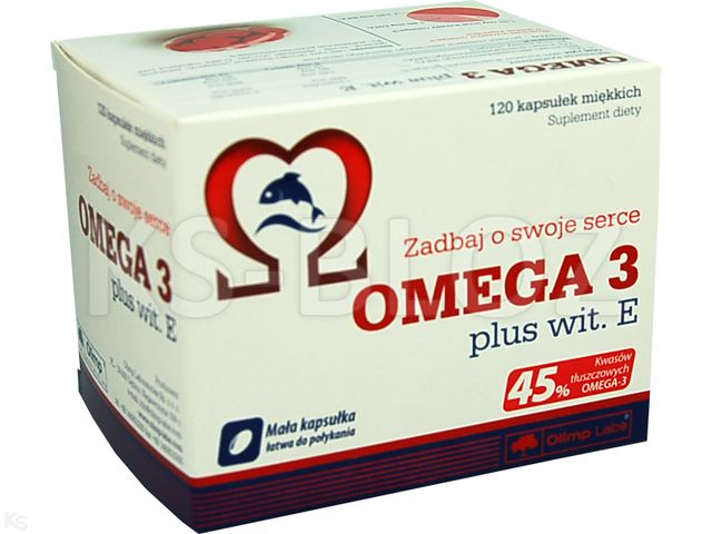 Olimp Omega 3 Plus z witaminą E interakcje ulotka kapsułki miękkie  120 kaps. | blister